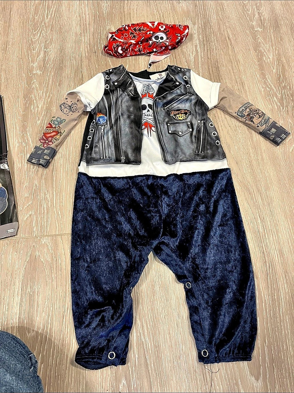 InCharacter Costumes Born To Be Wild Biker Infant Costume 6-12 Months